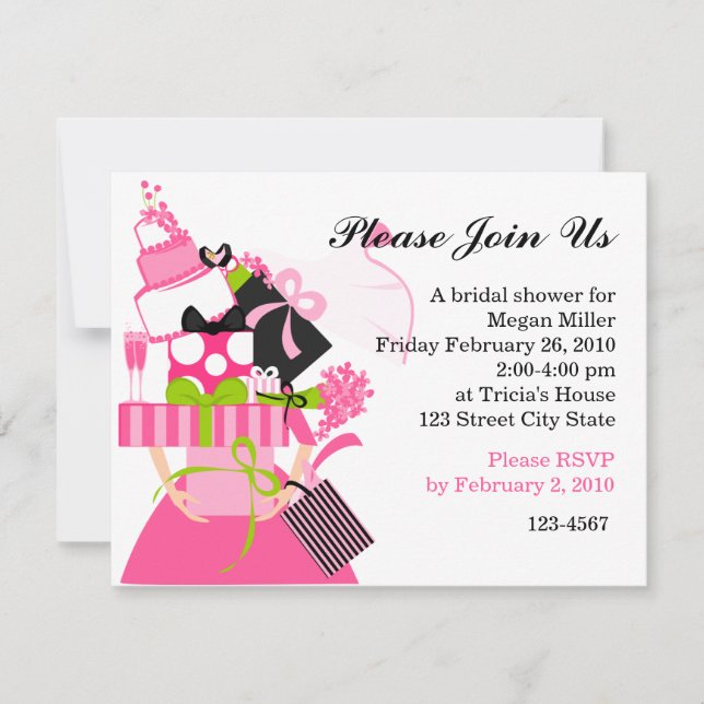 Convites A Pilha De Casamento Impossível (Frente)