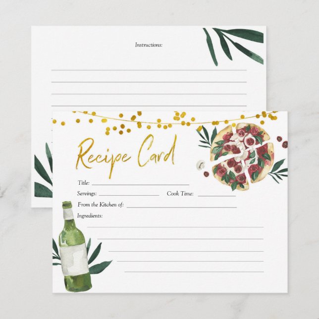 Convites A placa de recebimento do Chá de panela de par per (Frente/Verso)