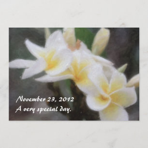 Convites à Plumeria Tropical do Havaí