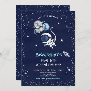 Convites A Primeira Viagem Do Partido Do primeiro aniversar