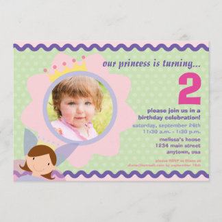 Convites A princesa com partido feito sob encomenda da foto