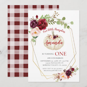 Convites A Pumpkin Branca de Marsala está virando um anive