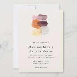 Convites A Queda Elegante Deixa O Casamento Moderno De Arte