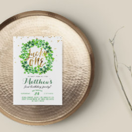 Convites A Rua Sortuda, o Primeiro Aniversário do Dia do Pa