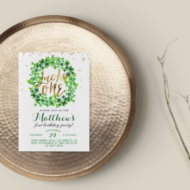 Convites A Rua Sortuda, o Primeiro Aniversário do Dia do Pa (Criador carregado)