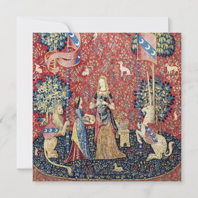 Convites A Senhora e o Unicórnio, Cheiro (Frente)