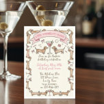 Convites A Tini Weenie Bit Older Dachshund Martini Birthday<br><div class="desc">Raise a glass and celebrate in style with this "A Tini Weenie Bit Older" birthday invitation! Featuring adorable hand-drawn dachshunds, martini glasses, and a pink banner, this design is perfect for any dog lover turning another year older. The paws-itively sweet design and playful wording blend canine cuteness with a touch...</div>