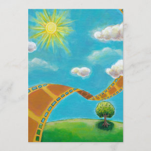 Convites A tira original do filme da arte do divertimento