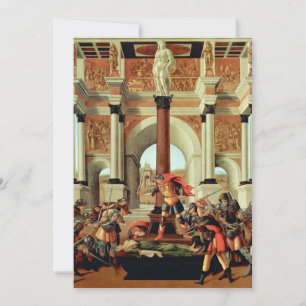 Convites A Tragédia de Lucretia de Sandro Botticelli