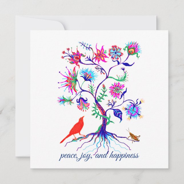 Convites A tree of life (Frente)