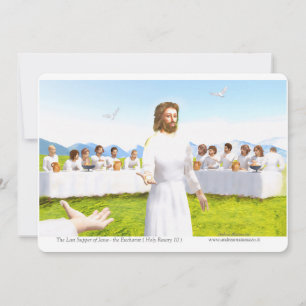 Convites A Última Ceia de Jesus - Eucaristia