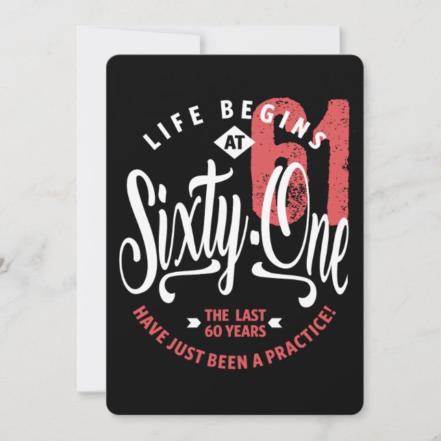 Convites A vida começa aos 61 anos | 61100000ruas (Frente)