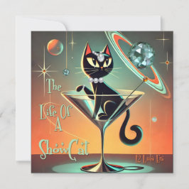 Convites A Vida De Um Gato De Moça