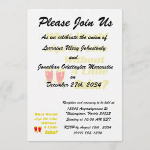 Convites a vida deve ser como sem salsa amarelada com gás v