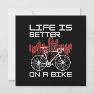 Convites A vida é melhor de bicicleta