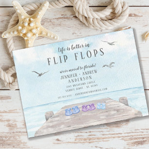 Convites A Vida É Melhor Em Chinelos Em Lançamento