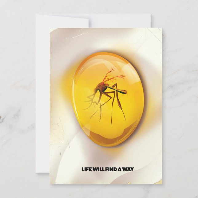 Convites A vida encontrará um caminho (Verso)