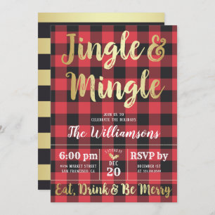 Convites A xadrez do búfalo & o tinir do ouro & misturam a