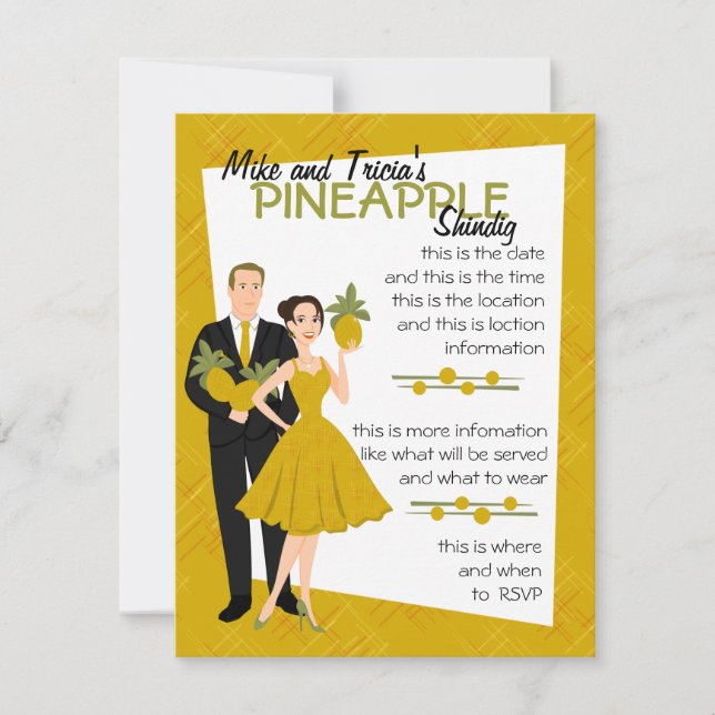 Convites Abacaxi (Frente)