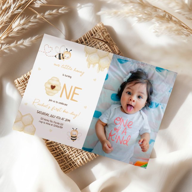 Convites Abelha Amarela-Fofoca-branca Primeiro Foto De Abel (Criador carregado)