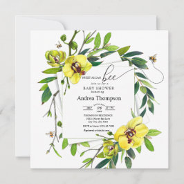 Convites Abelha Mel | Abelhas | Chá de fraldas de orquídeas