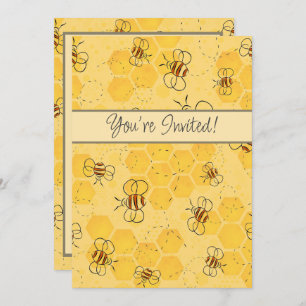 Convites Abelhas De Mel De Abelha Bonitas