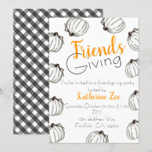 Abóbora branca queda Ação de Graças amizade