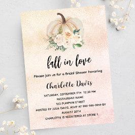 Convites Abóbora chá de panela se apaixona pelo luxo de cre