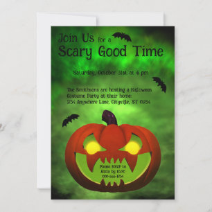Convites Abóbora de Mau de Spookie