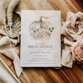 Convites Abóbora e Chá de panela Floral