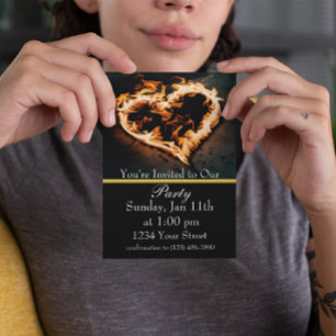 Convites Abra um Caminho para Nossa Festa do Fogo!