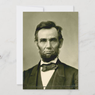 Convites Abraham Lincoln presidente usa ameréreis dos esta