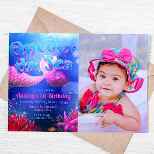 Convites Abram o mar com a paisagem fotográfica