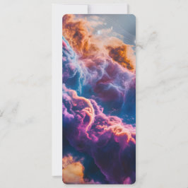 Convites Abstract Space Nebula Art - Colorful Cosmic