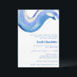 Convites Abstrato Azul moderno - Bar Mitzvah<br><div class="desc">Contemporâneo Abstrato-Art Azul Aquarela Bat e Bar Convite Mitzvah</div>