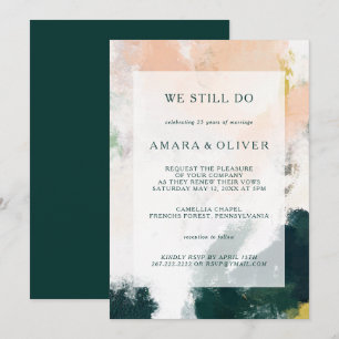 Convites Abstrato Coloridos Ainda Fazemos Renovação De Vo