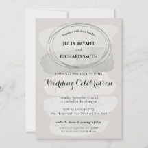 Abstrato de Aquarela | Casamento em Círculo Geomét