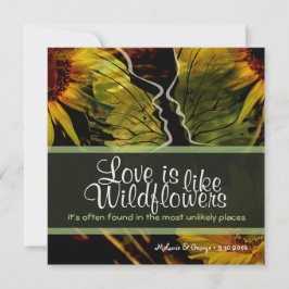 Convites Abstrato de flores silvestres