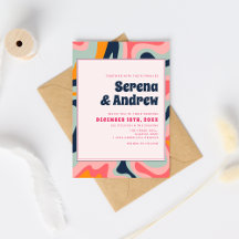 Abstrato de penteado rosa retro 70s Pastel