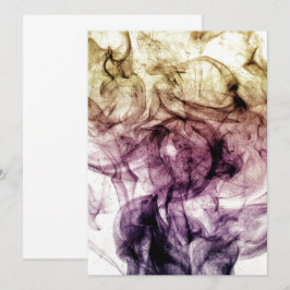 Convites Abstrato de poeira Enfumaçado marrom púrpura