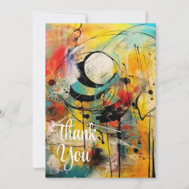 Convites Abstrato explosão de cores vibrantes e dinâmicas