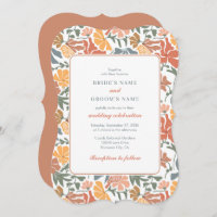 Abstrato Floral & Birds Meio século Moderno Casame