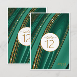 Convites Abstrato Glitter Strata Table Number Gr Wht ID903
