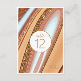 Convites Abstrato Glitter Strata Table Number SW ID903