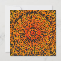 Abstrato Laranja, Amarelo e Preto