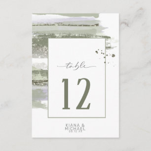 Convites Abstrato Paint Trave a Mesa de casamento ID886
