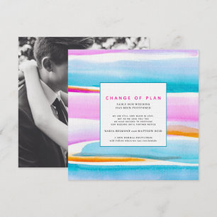 Convites Abstrato tropical maré adiada