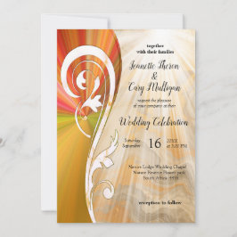 Convites Abstratos Dourados em Texturas Márteis Pretas e Mi