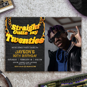 Convites Acabou a minha segunda década com Foto