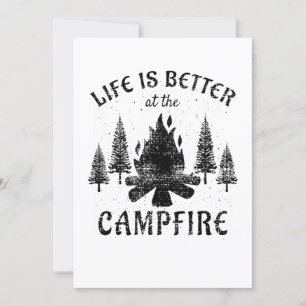 Convites Acampamento - A Vida É Melhor Pelo Foguete